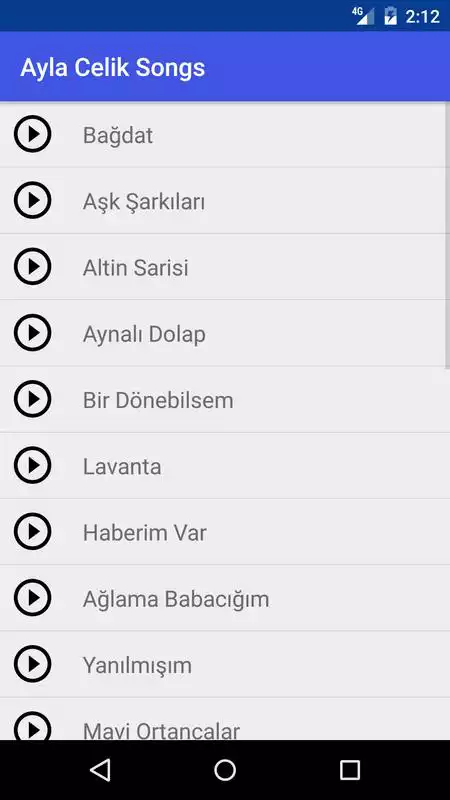 Play Ayla Celik Bagdat Songs