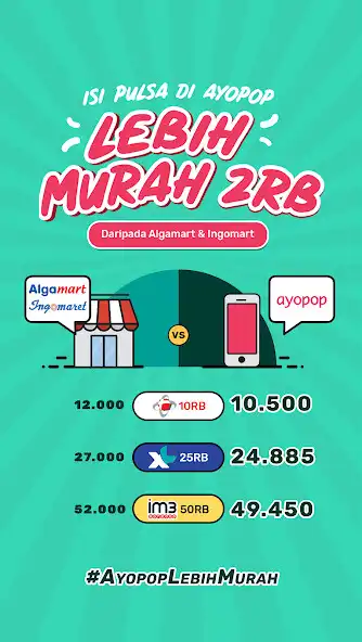 Play Ayopop - Pulsa, PLN, Paket Data, BPJS, PDAM  and enjoy Ayopop - Pulsa, PLN, Paket Data, BPJS, PDAM with UptoPlay