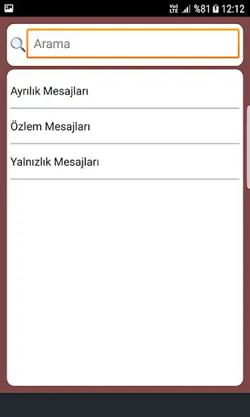 Play Ayrılık Özlem Yalnız Mesajları as an online game Ayrılık Özlem Yalnız Mesajları with UptoPlay