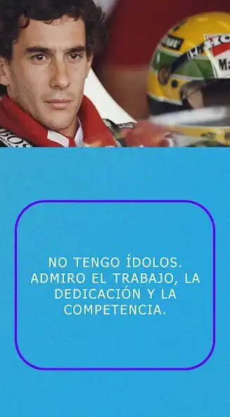 Play Ayrton Senna frases  and enjoy Ayrton Senna frases with UptoPlay