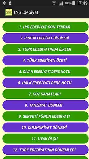 Play AYT YKS Edebiyat Ders Notu as an online game AYT YKS Edebiyat Ders Notu with UptoPlay