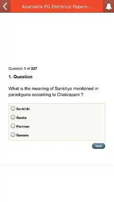 Play Ayurveda PG Entrance Papers