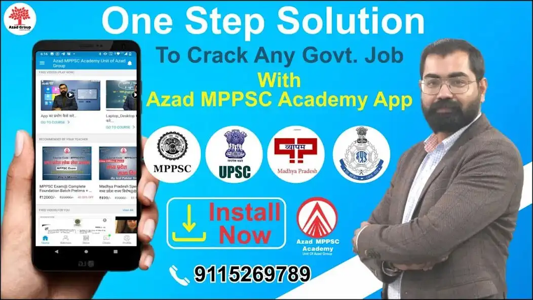 Play Azad MPPSC Academy Unit of Azad  and enjoy Azad MPPSC Academy Unit of Azad with UptoPlay