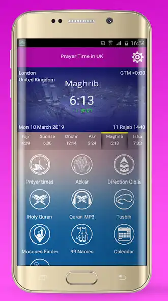 Play Azan Prayer times UK  and enjoy Azan Prayer times UK with UptoPlay