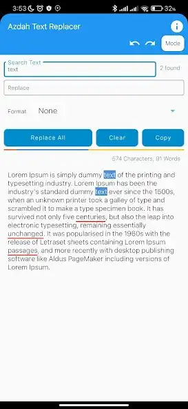 Play Azdah Text Replacer  and enjoy Azdah Text Replacer with UptoPlay