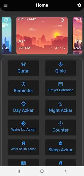 Play Azkar, Prayer Times, Qibla ,an as an online game Azkar, Prayer Times, Qibla ,an with UptoPlay