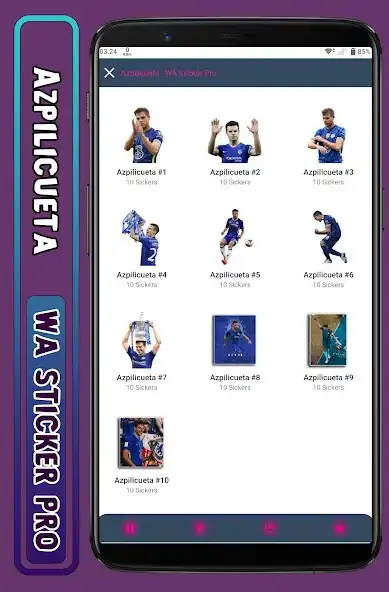 Play Azpilicueta - WA Sticker Pro  and enjoy Azpilicueta - WA Sticker Pro with UptoPlay