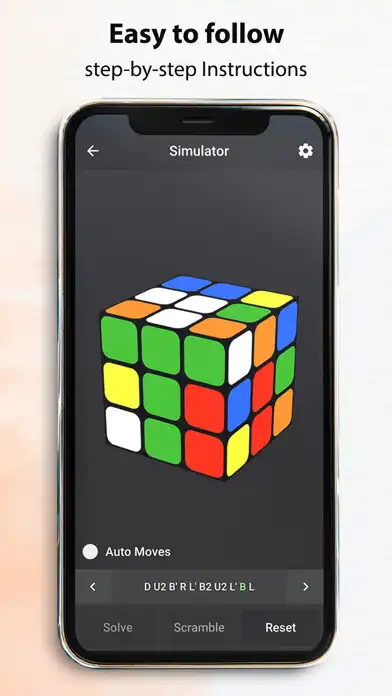 Play AZ Rubiks cube solver as an online game AZ Rubiks cube solver with UptoPlay