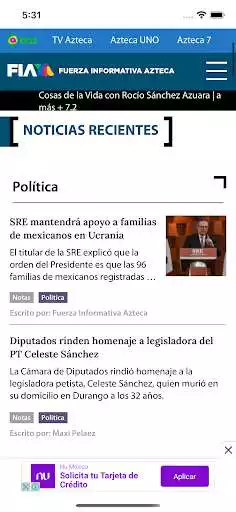 Play Azteca Noticias  and enjoy Azteca Noticias with UptoPlay
