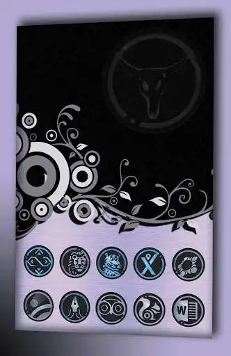 Play Azulox Icon Pack - Dark mode  and enjoy Azulox Icon Pack - Dark mode with UptoPlay