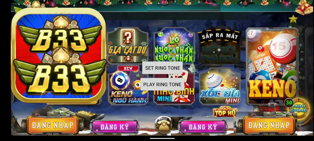 Play B33 club, b29 bayvip Ringtone as an online game B33 club, b29 bayvip Ringtone with UptoPlay