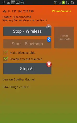 Play APK B4A-Bridge Plus  and enjoy B4A-Bridge Plus with UptoPlay anywheresoftware.b4a.b4abridge_gg