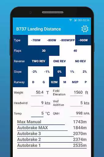 Play B737 Landing Distance Calculator as an online game B737 Landing Distance Calculator with UptoPlay