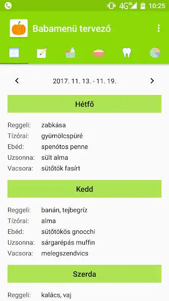 Play Babamenü hozzátáplálási napló  and enjoy Babamenü hozzátáplálási napló with UptoPlay