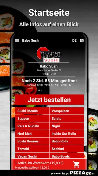 Play Babo Sushi Berlin as an online game Babo Sushi Berlin with UptoPlay
