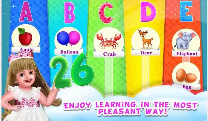 Play Baby Aadhyas Alphabets World as an online game Baby Aadhyas Alphabets World with UptoPlay