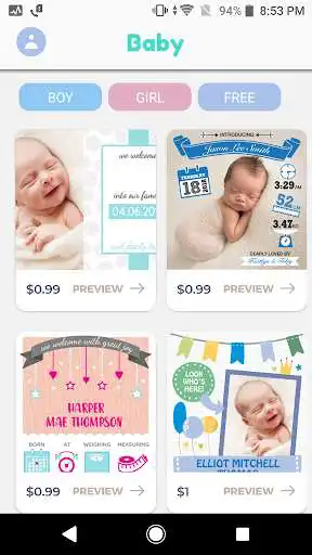 Play Baby Announcement  and enjoy Baby Announcement with UptoPlay