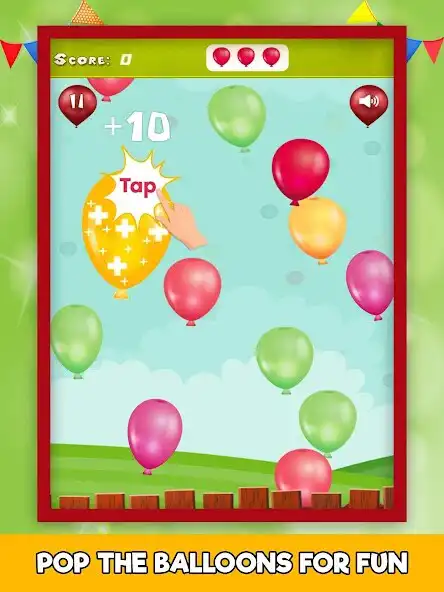 Play Baby Balloon Pop Games For Kids - Popping Bubbles  and enjoy Baby Balloon Pop Games For Kids - Popping Bubbles with UptoPlay
