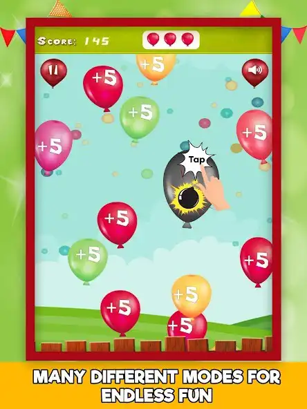Play Baby Balloon Pop Games For Kids - Popping Bubbles as an online game Baby Balloon Pop Games For Kids - Popping Bubbles with UptoPlay