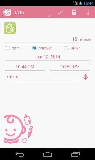 Play Baby Book - Child Care Diary as an online game Baby Book - Child Care Diary with UptoPlay