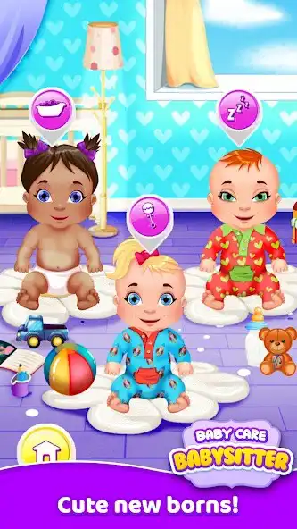 Play Baby Care: Babysitter Game as an online game Baby Care: Babysitter Game with UptoPlay