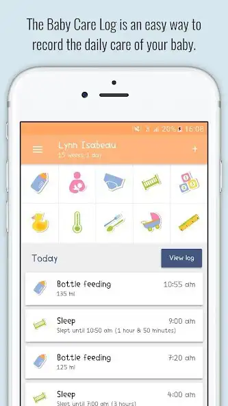 Play Baby Care Log  Tracker  and enjoy Baby Care Log  Tracker with UptoPlay