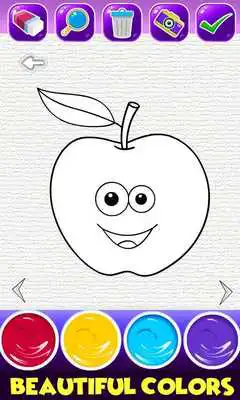 Play Baby Coloring Pages - Fruit