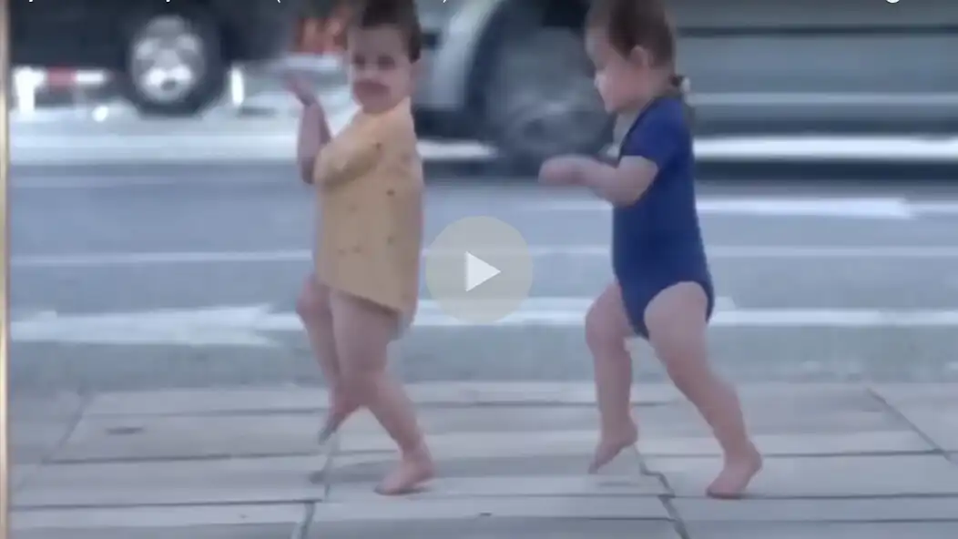 Play Baby Dance Funny Video as an online game Baby Dance Funny Video with UptoPlay