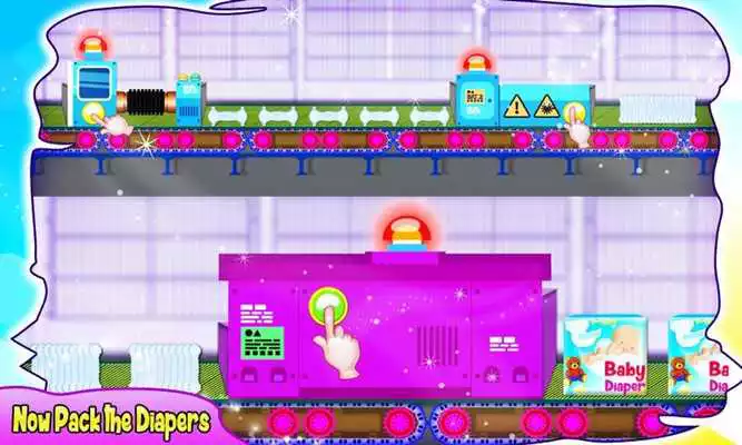 Play Baby Diaper Factory