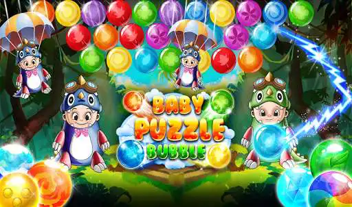 Play BABY DINOSAUR PUZZLE BUBBLE: BUBBLE POP STORY GAME  and enjoy BABY DINOSAUR PUZZLE BUBBLE: BUBBLE POP STORY GAME with UptoPlay