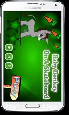 Play Baby Donkey On A Skateboard