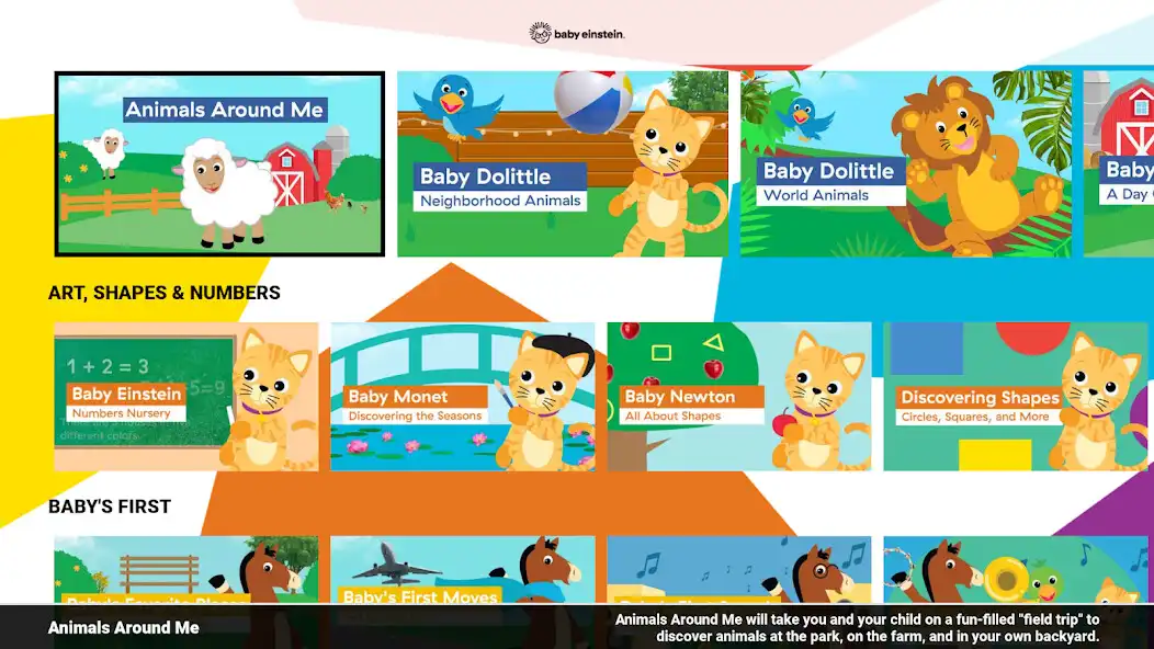 Play Baby Einstein for Android TV  and enjoy Baby Einstein for Android TV with UptoPlay