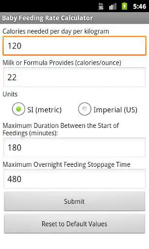 Play APK Baby Feeding Pump Calculator  and enjoy Baby Feeding Pump Calculator with UptoPlay com.atomrockets.babyFeedingPumpCalculator