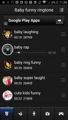 Play Baby Funny Ringtones