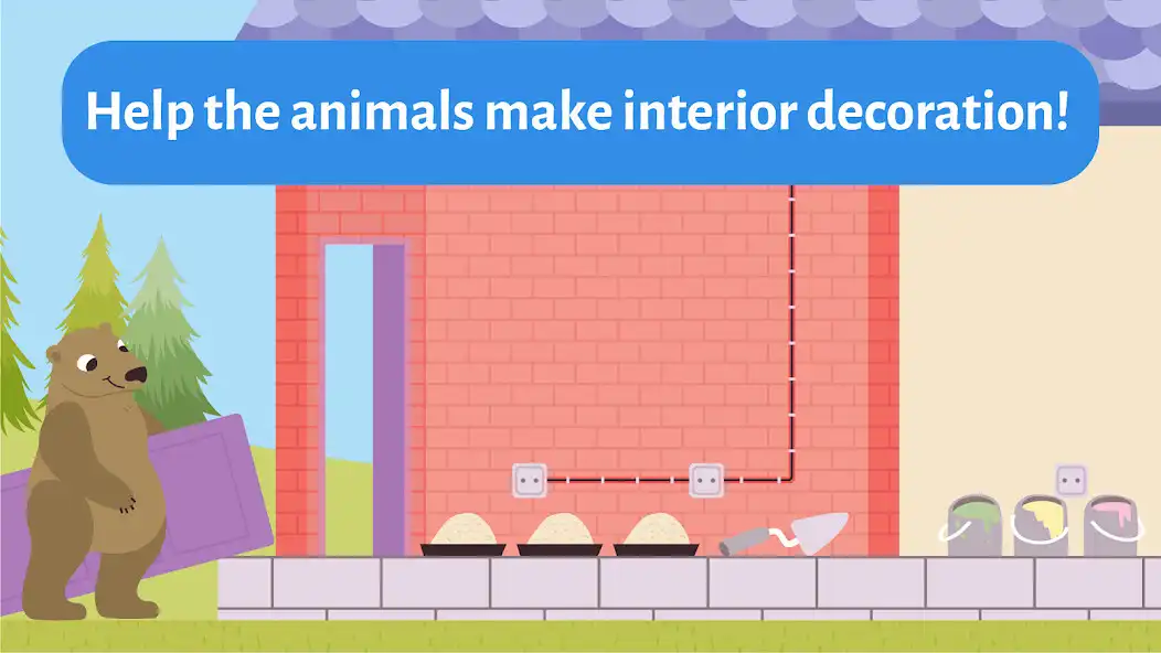 Play Baby games: build a house as an online game Baby games: build a house with UptoPlay