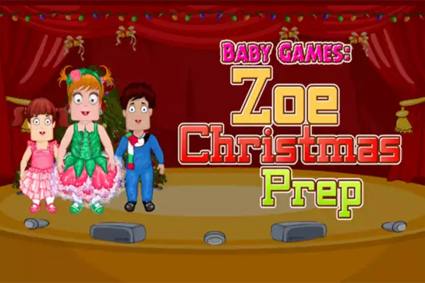 Play Baby Games :Zoe Christmas Prep