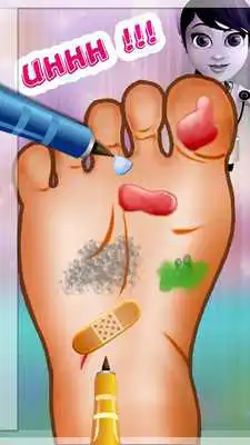 Play Baby Girl Foot Doctor Game