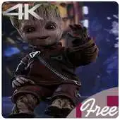 Free play online Baby Groot Wallpapers 4K APK
