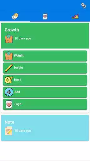 Play Baby Growth Tracker - Weight, Height, Head Log  and enjoy Baby Growth Tracker - Weight, Height, Head Log with UptoPlay