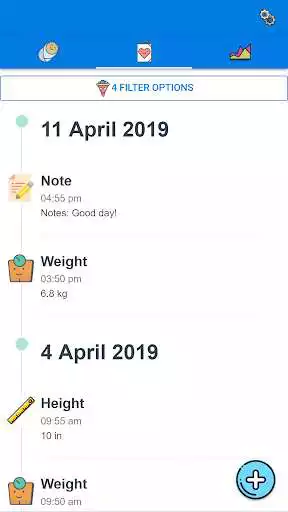 Play Baby Growth Tracker - Weight, Height, Head Log as an online game Baby Growth Tracker - Weight, Height, Head Log with UptoPlay