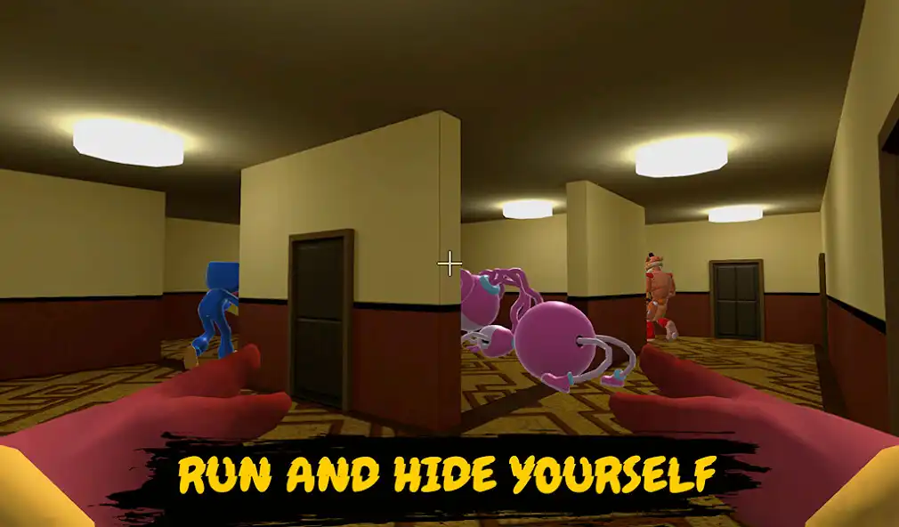 Play Baby Hide  Seek in Backroom as an online game Baby Hide  Seek in Backroom with UptoPlay