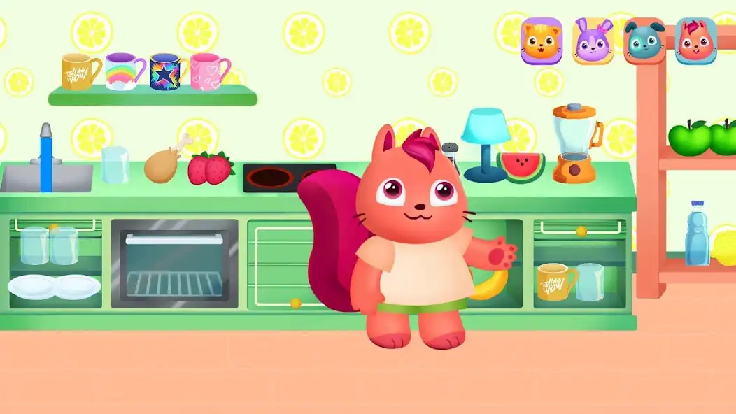Play Baby House - Animal Dolls game as an online game Baby House - Animal Dolls game with UptoPlay