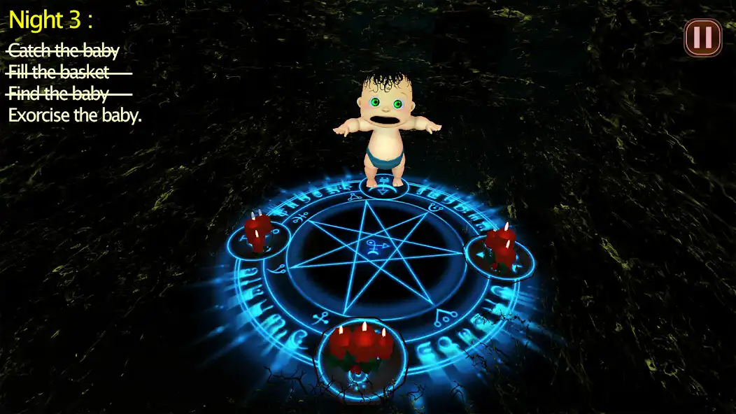 Play Baby in Blue: Dark Scary House  and enjoy Baby in Blue: Dark Scary House with UptoPlay