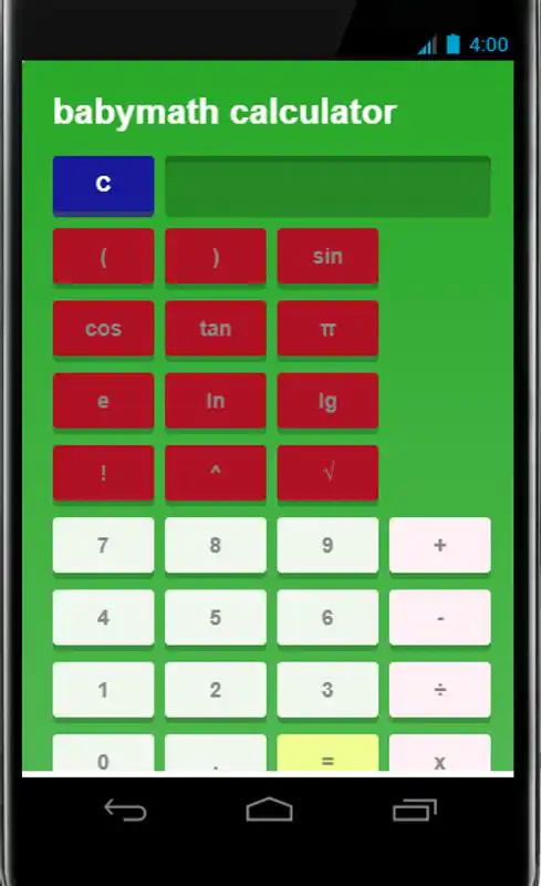 Play babymath calculator