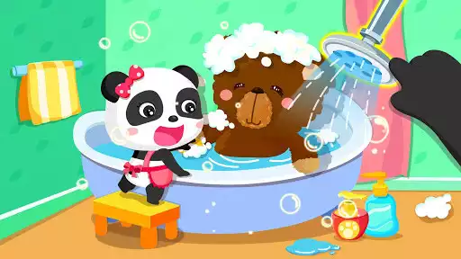 Play Baby Panda Happy Clean