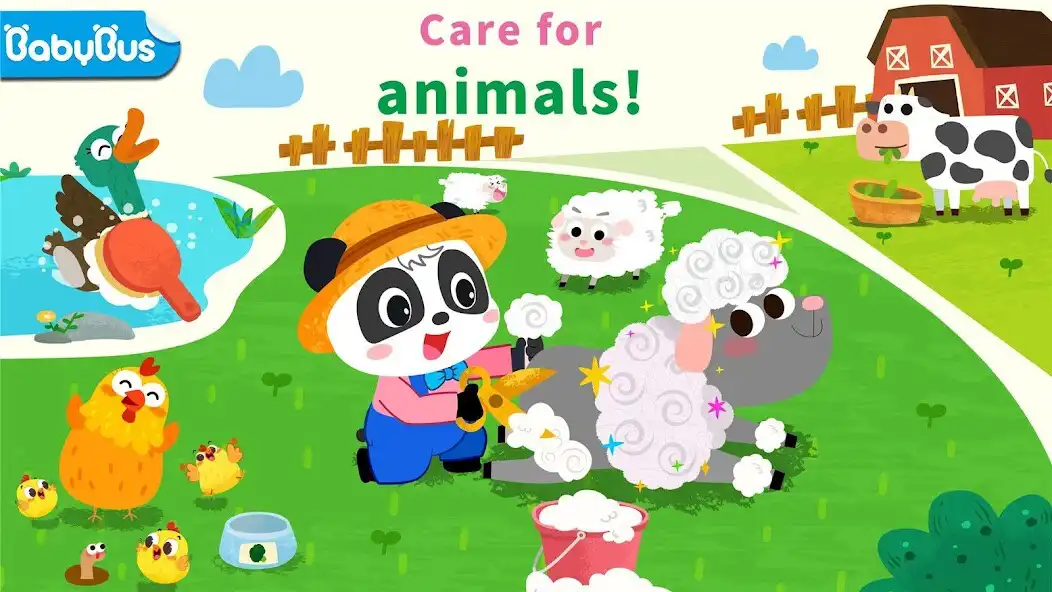 Play Baby Pandas Animal Farm  and enjoy Baby Pandas Animal Farm with UptoPlay