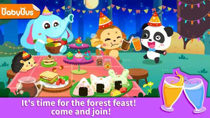 Play Baby Pandas Forest Feast - Party Fun