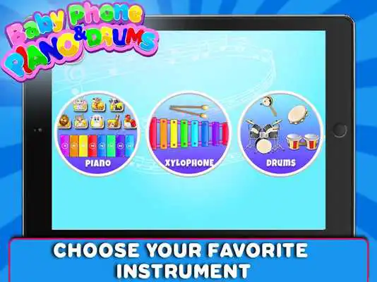 Play Baby Phone Piano  Drums - Music Instruments