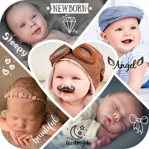 Free play online Baby Photo Collage Maker  APK