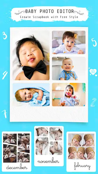 Play Baby Photo Editor - Baby Milestones,Photo Frames as an online game Baby Photo Editor - Baby Milestones,Photo Frames with UptoPlay